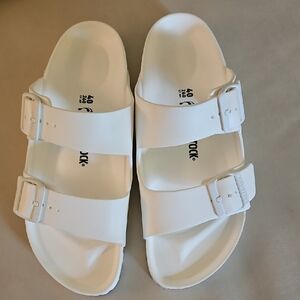 Birkenstock White Footbed Sandals